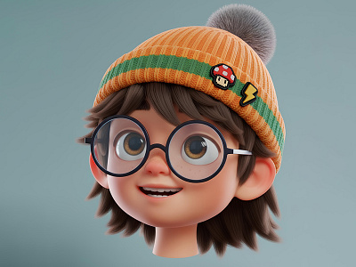 Stylized Boy — 3D Character Design 3dart 3dcharacter 3dmodeling blender3d cartoon characterdesign cute digitalart stylized stylizedcharacter