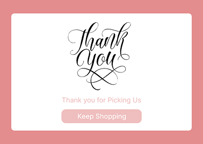 Thank you page daily ui 077