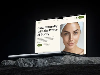 Skin Care Website Design beauty landing page branding design ecommerce graphic design logo minimal modern product landing page shopify skin care skin care website techwitpro ui ui design uiux design ux web design website design wordpress