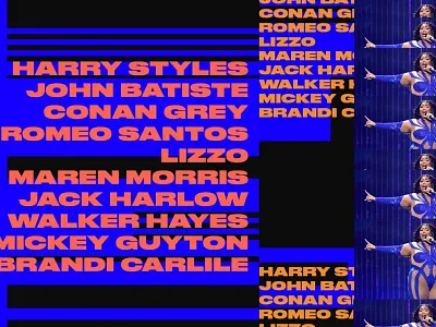 Citi Concert Series - Art Direction art direction design graphic design motion graphics typography ui