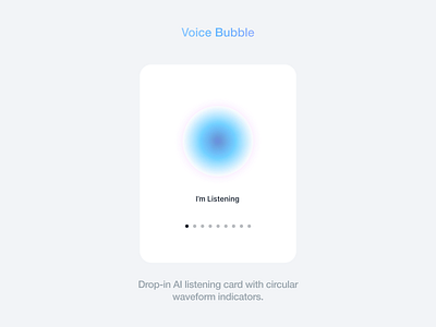 Kit Highlight: Voice Bubble aidesign aifigma aiui aiux figmadesign headstartui premiumui productsdesign uidesign uxdesign