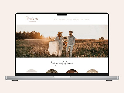 Site web sur mesure pour une photographe professionnelle branding concepteur web design web siteweb ui ux wordpress