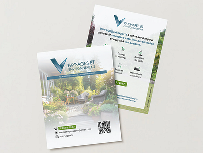 Flyer pour un expert paysagiste