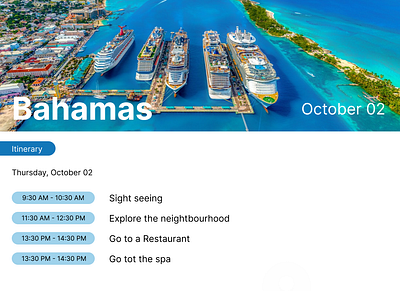 Itinerary daily ui 079
