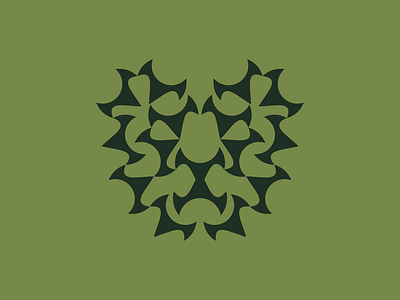 (V) = 16 elements animal face creative geometric geometry icon illustration lion logo logotype majestic minimal minimalism negative space one illustration parts pazzle portrait tiger wild animal wildlife