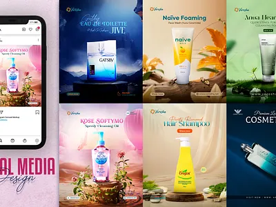 Skincare Product social media banner for VOROSHA Shopping BD banner design beauty client cosmetics graphic design korean manipulation perfume ads post design poster product seo skincare social media ads work
