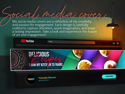 Professional Social Media Cover Designer for Facebook, LinkedIn banner ad bannerad design facebookad facebookpost graphic design illustration instagrampost twitter youtube channel banners typography ui