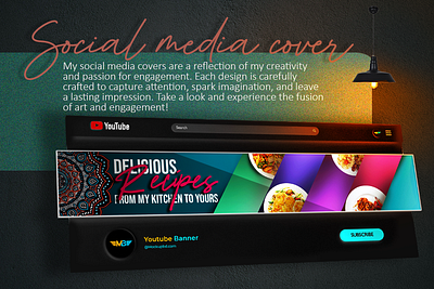 Professional Social Media Cover Designer for Facebook, LinkedIn banner ad bannerad design facebookad facebookpost graphic design illustration instagrampost twitter youtube channel banners typography ui