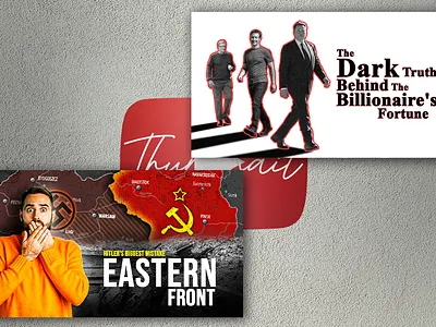 YouTube Thumbnail Designer for High CTR | Custom Thumbnails banner ad bannerad design facebookad facebookpost graphic design illustration instagrampost shorts video marketing typography ui