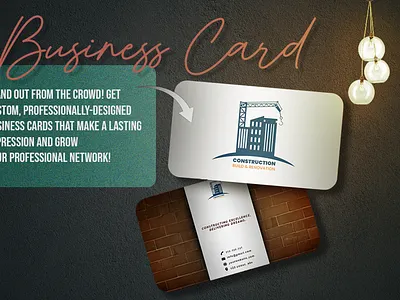 Modern Business Card Designer | Custom Minimalist, Luxury banner ad bannerad design facebookad facebookpost graphic design illustration instagrampost typography