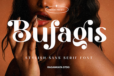 Bufagis - Stylish Sans Serif Font branding design display font fonts graphic design sans serif stylish type type design typography