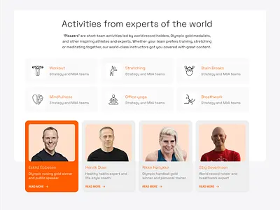 Our Team, Healthcare Experts, Saas App, Webapp, Ui Ux bio hero hubspot hubspot design hubspot development lead generation our team our team page saas product shaks team team page design uiux unbounce user web desing webapp webflow website