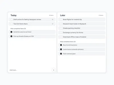Simple Task daily routine task app task management todo todo list