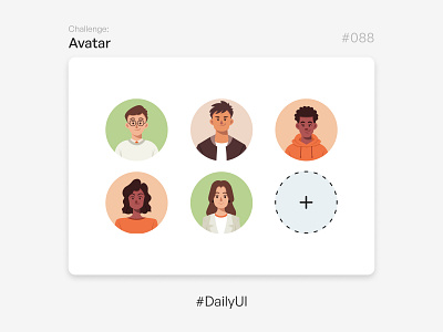 Avatar - Challenge Daily UI #088 088 avatar daily ui daily ui 088 profile profile picture