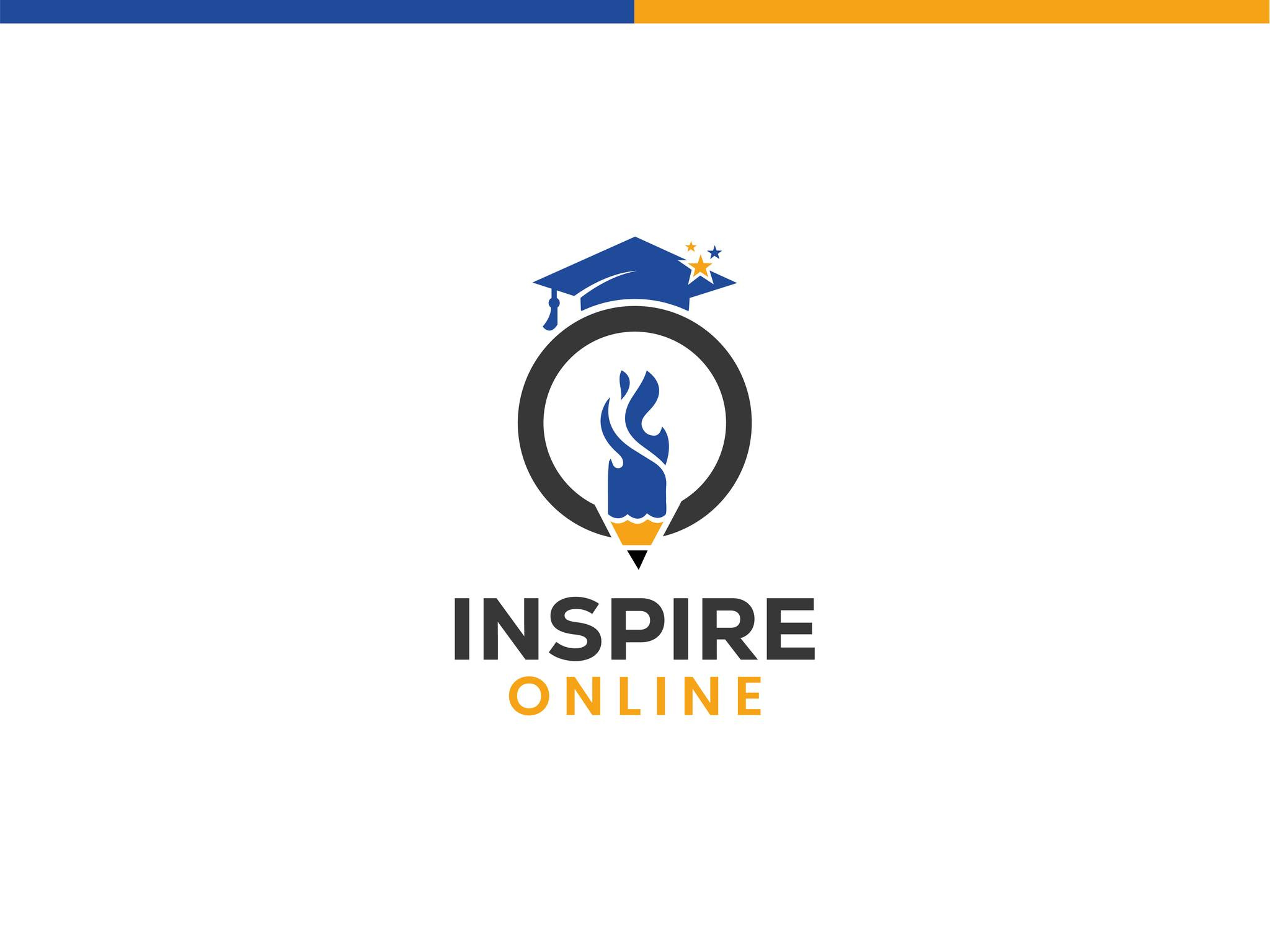 Inspire Online Logo Design academy brand branding creative design education graphic design illustration inspire logo logodesign logofolio logos logoservice logotype onlinecourse