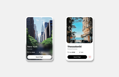 Left or Right? Card design for flight booking card clean ui figma flight flight booking glass effect left or right mobile app ticket ui ux web design website