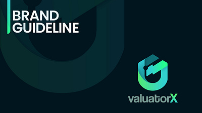ValuatorX - Brand Style Guide adobe illustrator brand design brand guideline brand style guide branding logo logo minimalist
