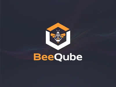 BeeQube Logo Design beeqube brand branding creative design graphic design illustration logo logodesign logofolio logos logotype