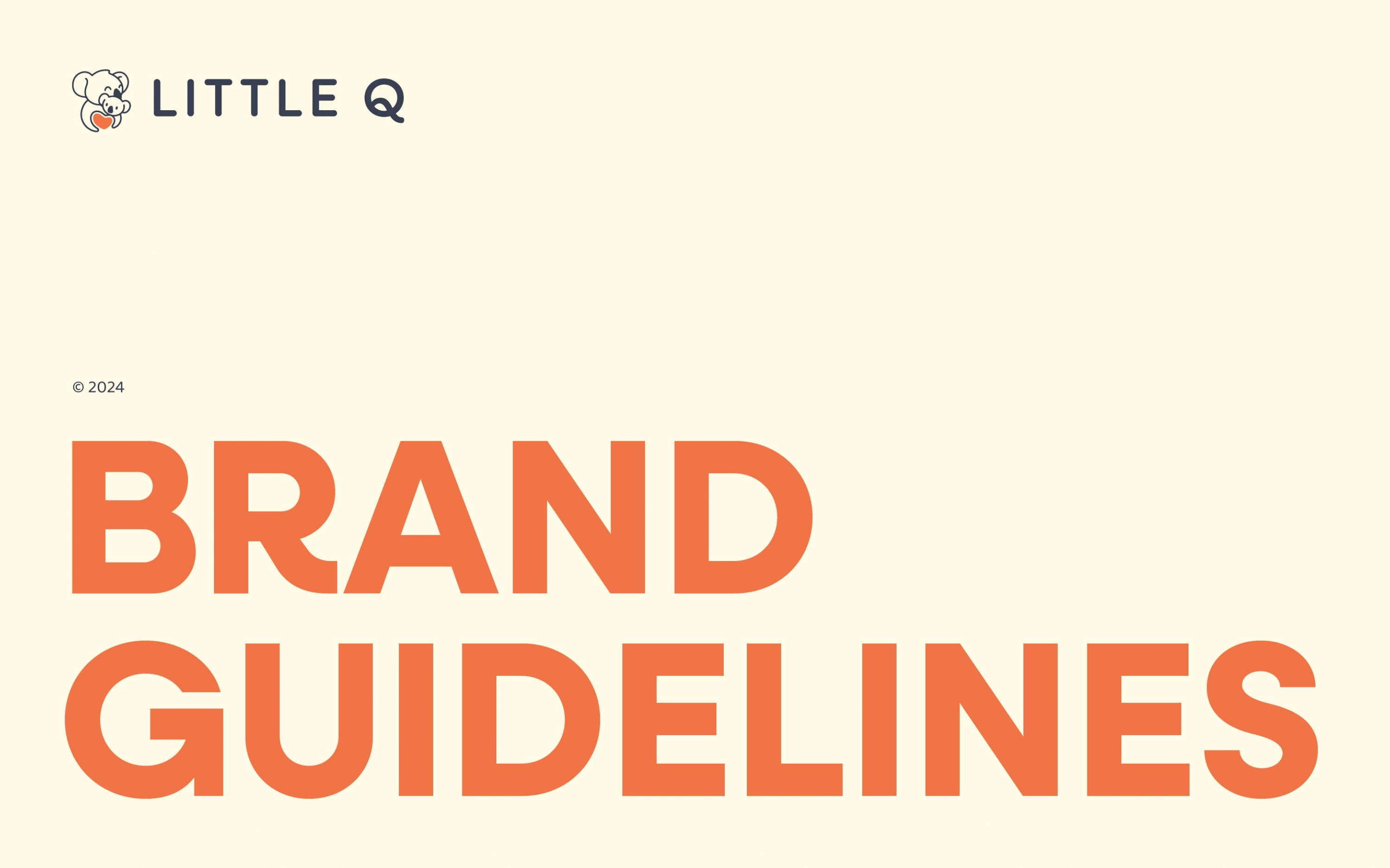 LittleQ Brand Guidelines branding logo