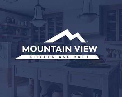 Mountain View Kitchen and Batch Logo Design bath brand brand identity branding design graphic design kitchen logo logo design remodel remodeling