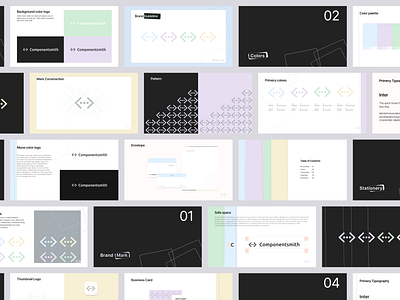 Compsmith Brand Guidelines v.2 app branding design graphic design logo motion graphics typography ui ux