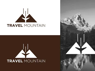 Travel Mountain logo design branding logo logodesign mountainlogo travelbranding
