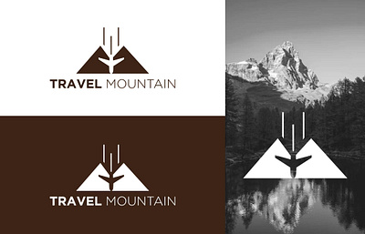 Travel Mountain logo design branding logo logodesign mountainlogo travelbranding
