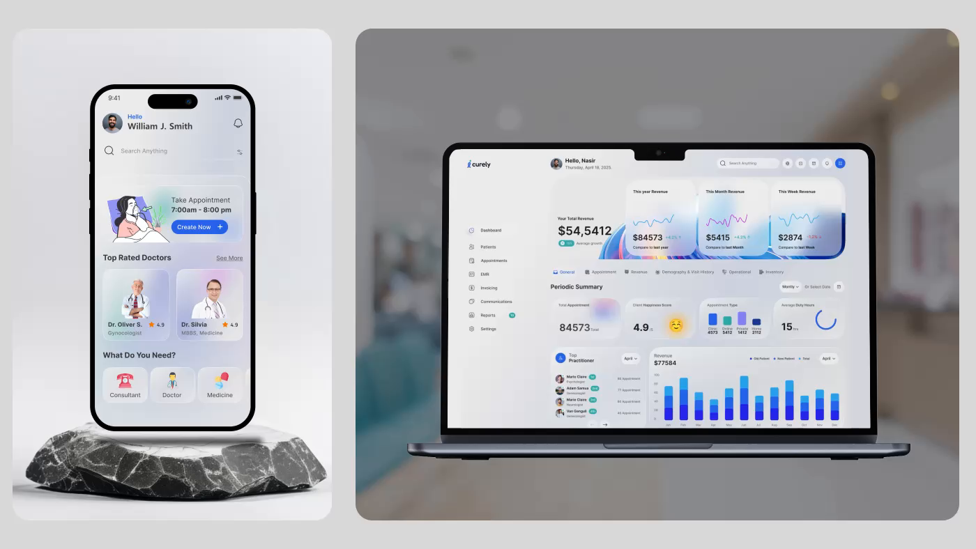 Example of Modern & Engaging Saas Dashboard Design 