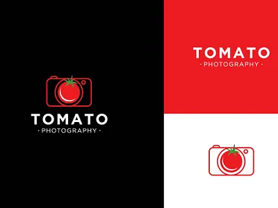 Tomato Photography Logo cameralogo logodesign modernlogo photographylogo