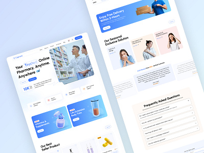 Online Pharmacy Landing Page drag mart landing page design landing page ui ux medi shop medical medicine landing page medtech online drug store online medical page online pharmacy page design pharmacy landing page pharmacy landing page ui pharmacy web page ui white landing page