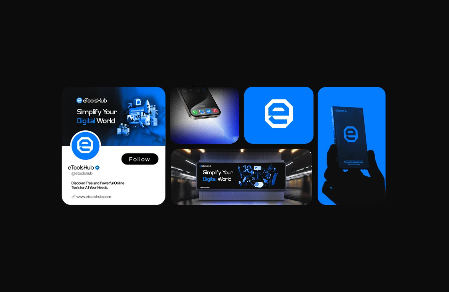 eToolsHub - Branding Clarity and Precision brand identity branding design graphic design illustration logo packaging design product design vector