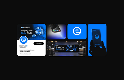 eToolsHub - Branding Clarity and Precision brand identity branding design graphic design illustration logo packaging design product design vector