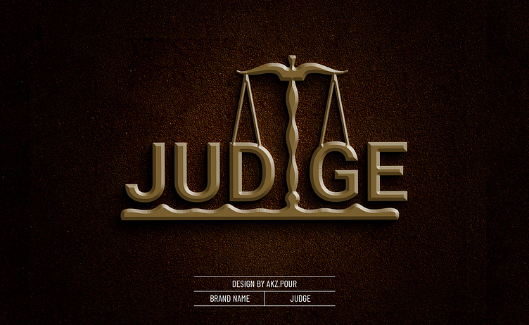 Judge Logo By Amir Ali Kazemipour On Dribbble