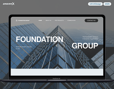 Corporate Web Platform – Foundation Group design dreamx management platform ui ui design ux ux design