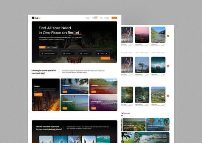 Travel & Hotel Management System website design conceptual design graphic design ui ux