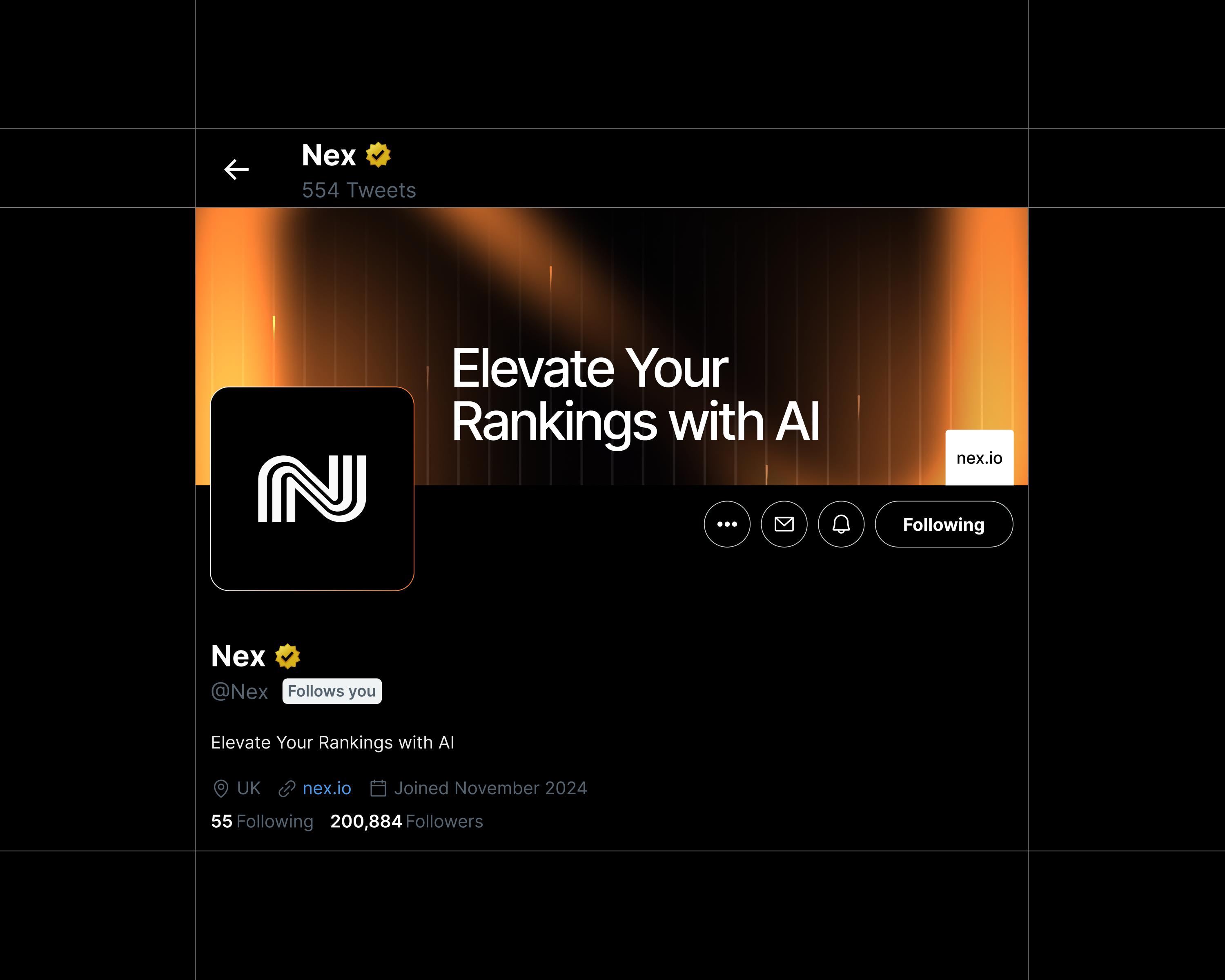 Nex - X Cover aai agentic agi ai branding logo rank