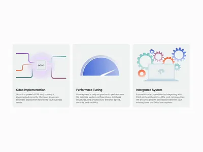 Conexa - ERP Services Website Micro Interaction animation backswitch bento card branding card design erp graphic design illustration interaction light logo minimalist mode realproject ui ux vector website