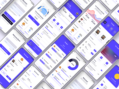 Finance App UI Design app design figma finance app mobile app design ui ui design uiux