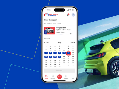 Noleggio auto · Easy! app auto car case study crm easy erp gestionale noleggio platform real rent renting