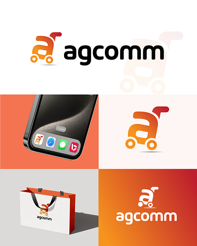 agcomm E-commerce Logo ecommerce logo logo shopify logo