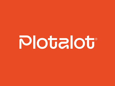 Plotalot Wordmark ai app bold branding crypto graphic design logo logotype meet monogram p simple wordmark