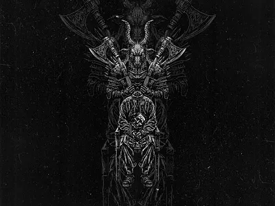 Goat executioner art black black metal darkart death metal executioner goat goat executioner illustration metal symbol