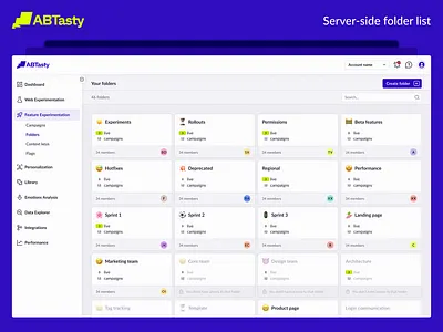 Server-Side Folder Management Redesign