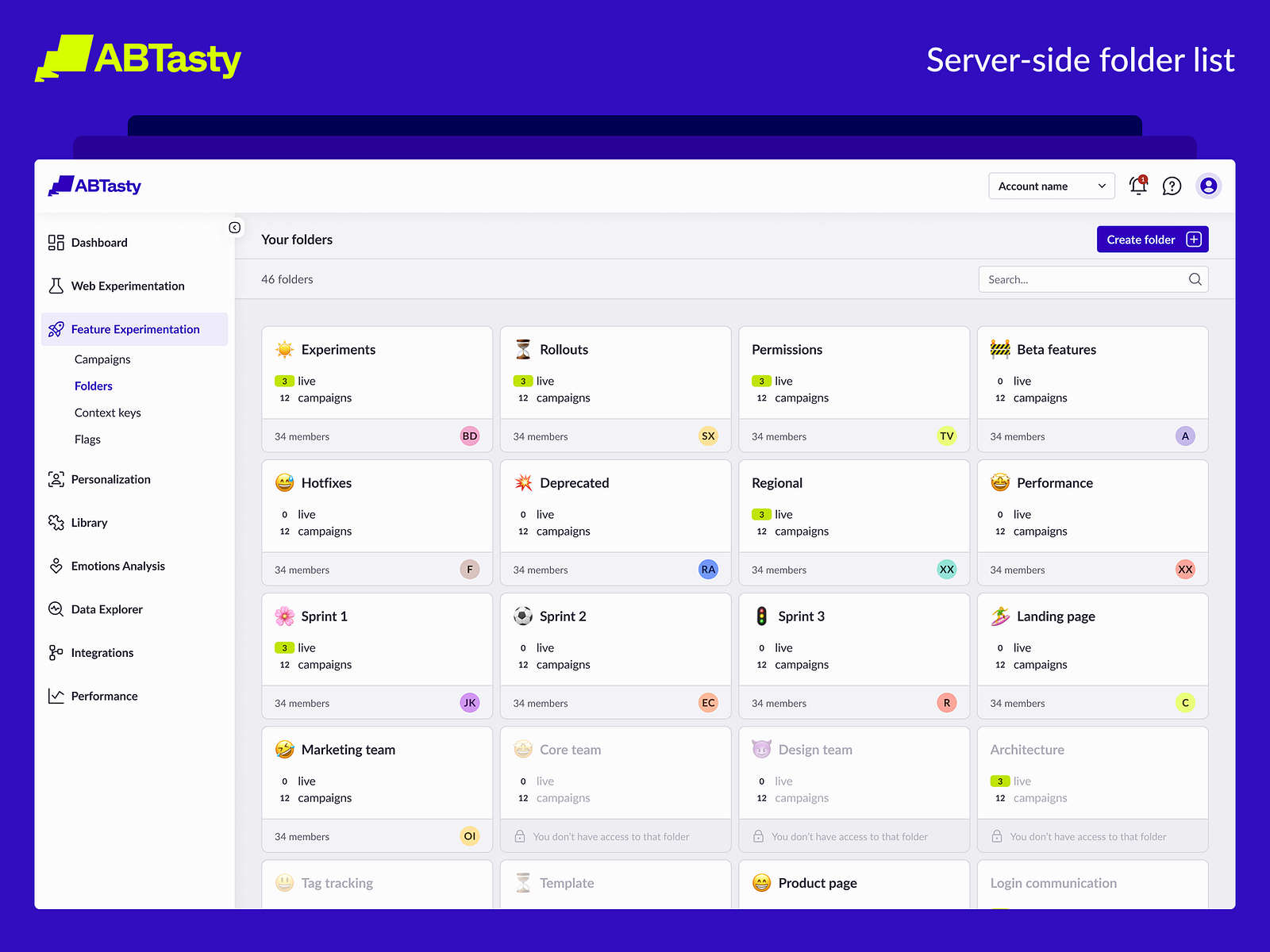 Server-Side Folder Management Redesign by Baptiste Deroche on Dribbble