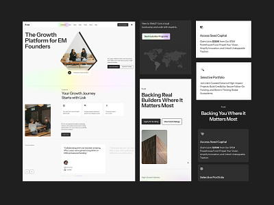 Lisk website pt.01 agency art direction branding business crypto design founders layout minimalistic mobile professional ui ux web web design web3 website
