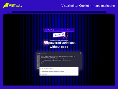 Visual Editor Copilot – In-App Marketing Communication