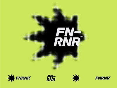 FNRNR - Logo Design bold branding design graphic design logo logotype monogram run runner running running club simple speed star