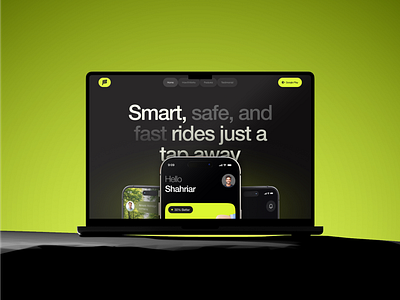 Ride Sharing Landing Page Design | Bike Riding Service bike booking bike rental bike riding landing page bike service booking landing page landing page landing page design ride booking ride sharing ride sharing landing page saas tourist travel ui design ui ux design uiux ux design web design website website design
