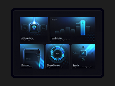 Bento illustrations for a crypto web site bento bento design branding crypto design figma fintech framer illustration landing design landing page ui ux web design webdesign webflow