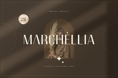 Marchellia Sans 3d branding classy display elegant family feminine graphic design logo luxury marchellia sans motion graphics sans sans serif